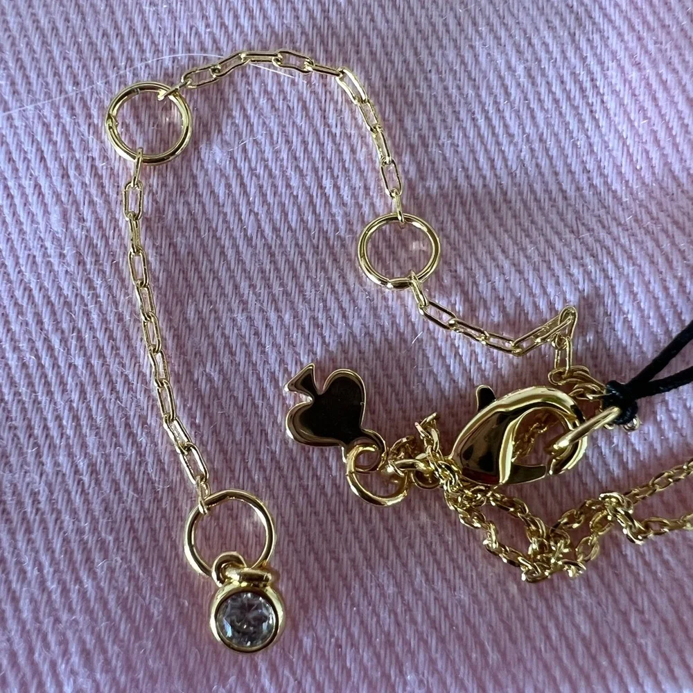 Kate Spade Saturday Pave Bow Necklace